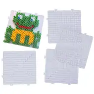 Playbox: XL set podloga za glačanje perlica – 5 komada, kvadratnog oblika, povezivo