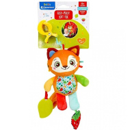 Plišana lisica za ponijeti s grickalicom - Clementoni