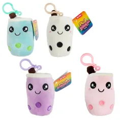 Plišana privjesak za ključeve Bubble Tea u različitim varijantama 1 komad slika 2