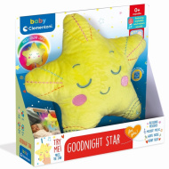 Plišana zvijezda "Laku noć" - noćno svjetlo sa zvukom - Clementoni baby