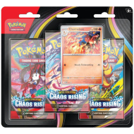 Pokémon TCG: Mega evolucija Chaos Rising, blister s 3 paketa