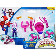 Póki i njegovi čudesni prijatelji: Ghost-Spider figurka s vozilom Copter - Hasbro