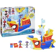 Póki i njegovi čudesni prijatelji Waterwebs: Pókijev gusarski brod, set za igru - Hasbro