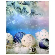 Poklon vrećica s božićnim ukrasima uzorkom 26x32x12,5cm