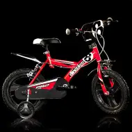 Pro dječji bicikl crvene boje veličine 16 - Dino Bikes bicikl