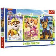 Psići u ophodnji - Naši mali psići 3x50 komada puzzle - Trefl
