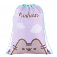 Pusheen ljubičasta torba za tjelesni, sportska vrećica 43x34 cm