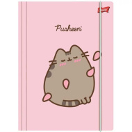 Pusheen roza mapa s gumicom, veličine A4