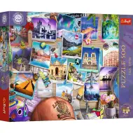 Puzzle EB: Uspomene s putovanja, premium puzzle od 500 dijelova – Trefl