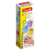 Quercetti: Momy Soft set od 4 mekane zvečkajuće kocke za slaganje