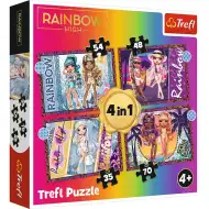 Rainbow High 4 u 1 puzzle - Trefl