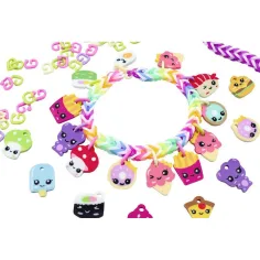 Rainbow Loom: Happy Loomi-Pals – set za izradu gumenih narukvica Slatkiši slika 2