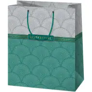 S ljubavlju! Elegantna poklon vrećica velike veličine s zlatnim umetkom 33x15x44cm