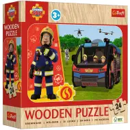 Sam vatrogasac drvena slagalica od 24 dijela - Trefl