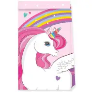 Šarena jednorog papirnata poklon vrećica 21x13x8,5 cm set od 4 komada