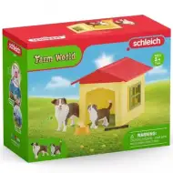 Schleich: Farm World - Prijateljska kućica za pse set (42573)