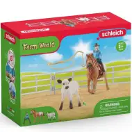 Schleich: Farm World - Set za natjecanje u bacanju lasa s kaubojkom (42577)