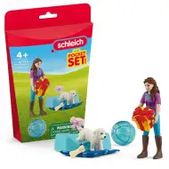 Schleich: Rođendanska zabava s Lizom i njezinim psićem set za igru (42744)