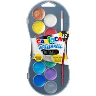 Set akvarela s 12 metalik boja 30mm - Carioca