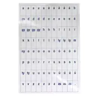 Set listova za izrezivanje slova, 2 lista