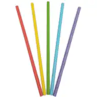 Set od 50 šarenih papirnatih slamki
