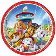 Set papirnatih tanjura s motivom Psića u ophodnji, 8 komada, 23 cm