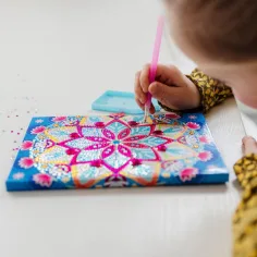 Set za dijamantno slikanje lotos mandala slika 2