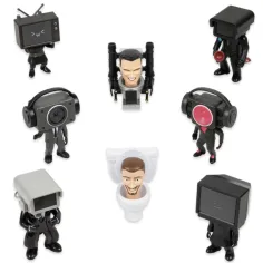 Skibidi Toilet WC iznenađenje minifigurica set 1 komad slika 2