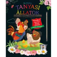 Skriveni seoski životinje - Bojanka s grebalicama i stranicama za bojanje