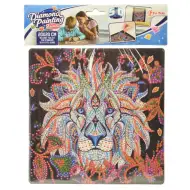 Slika od dijamanata: Set za izradu dijamantne slike s motivom lava 20x20 cm