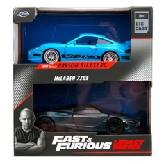 Brzi i žestoki: Porsche 911 GT3 RS i McLaren 720S set od 2 komada u mjerilu 1/32 - Jada Toys slika 2