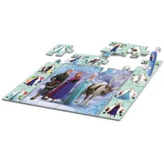Snježno kraljevstvo interaktivni 24-dijelni podni puzzle - Clementoni slika 2