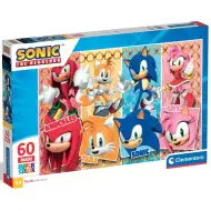 Sonic i prijatelji 60-dijelna maxi supercolor slagalica - Clementoni