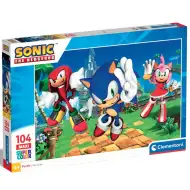 Sonic jež i prijatelji 104-dijelna maxi supercolor slagalica - Clementoni