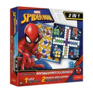 Spiderman 2 u 1 društvena igra: Tko se zadnji smije? i Zmije i ljestve - Trefl