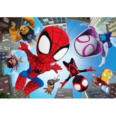 Spidey i njegovi čudesni prijatelji u akciji 104-dijelna maxi supercolor slagalica - Clementoni slika 2