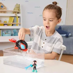 Spidey i njegovi nevjerojatni prijatelji: Waterwebs figurice i vozila koja mijenjaju boju - Spin Dolphin - Hasbro slika 4
