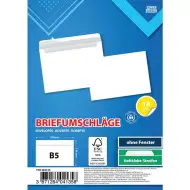 Spirit: Bijela omotnica B5 25x17cm, paket od 10 komada