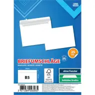 Spirit: Bijela omotnica B5 25x17cm, paket od 25 komada