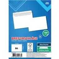 Spirit: Bijela omotnica B6 17,6x12,6cm pakiranje od 100 komada