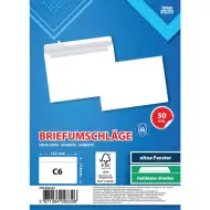 Spirit: Bijela omotnica C6 11,4x16,2cm pakiranje od 50 komada