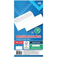 Spirit: Bijela omotnica LA/4 11x23cm, paket od 100 komada