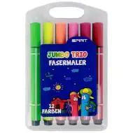 Spirit: Jumbo Trio debeli trokutasti flomasteri set od 12 komada