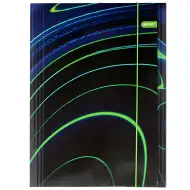 Spirit: Plava prugasta gumena mapa A/4