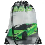 Spirit: Racer Monster zelena sportska torba s uzorkom sportskog automobila, torba za sport 33x47cm