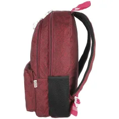 Spirit: SHADE bordo zaobljena školska torba s tri odjeljka, ruksak 43x29x21cm slika 2