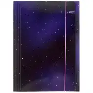 Spirit: Soft Purple zvjezdana svemirska gumena mapa A/4