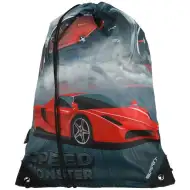 Spirit: Speed Monster crvena sportska torba s uzorkom sportskog automobila, torba za sport 33x47cm