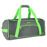 Spirit: neon-zelena-siva sportska torba za teretanu 20x51x23cm