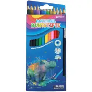 Spirit: set od 12 akvarelnih trokutastih bojica s kistom